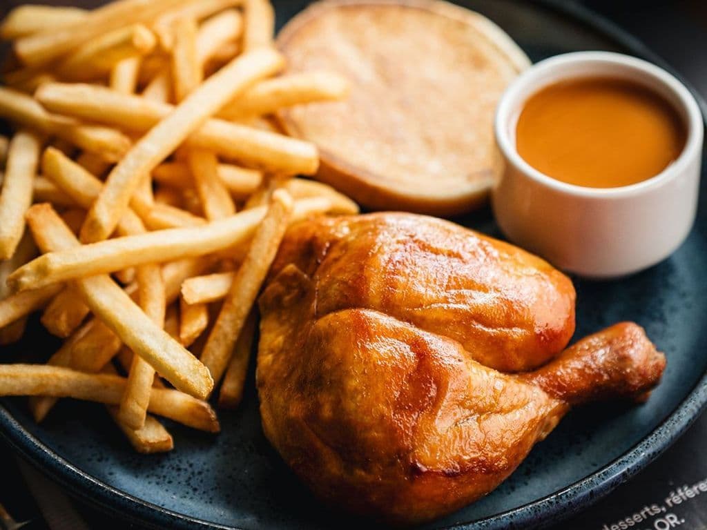 Cuisse de poulet rôti / Rotisserie Chicken Leg