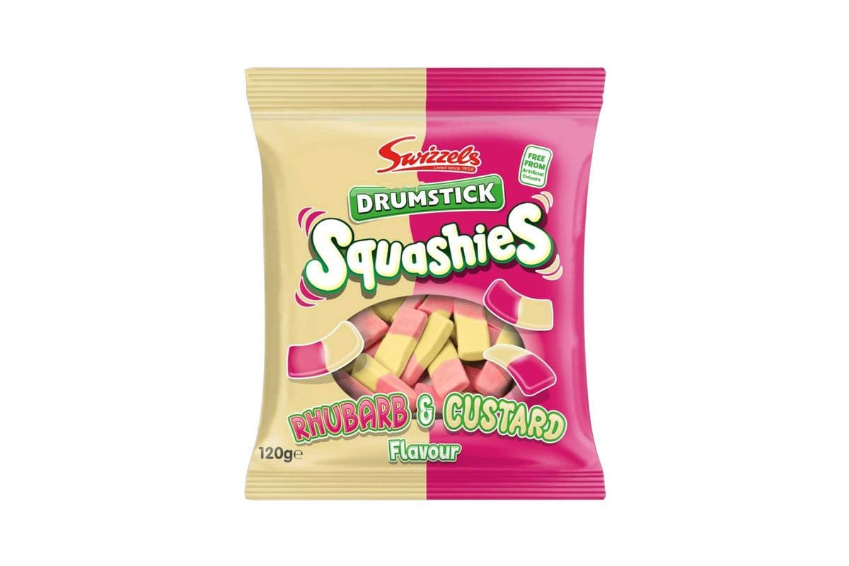 Squashies Drumstick Rhubarb & Custard Flavour (120g)