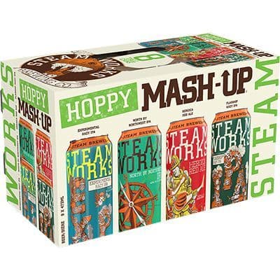 STEAMWORKS MASH UP HOPPY 8 CAN (8 x 473mL)