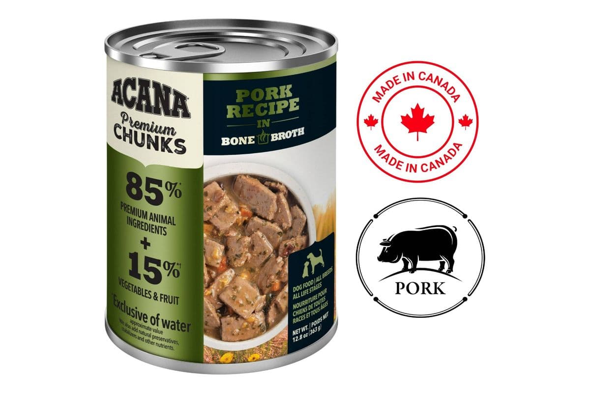 Acana - Pork in Bone Broth Canned Dog Food (12.8 oz)