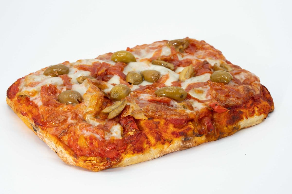 Personal Size Roman Pizza (8x6) Calabrese Bomba (Spicy)
