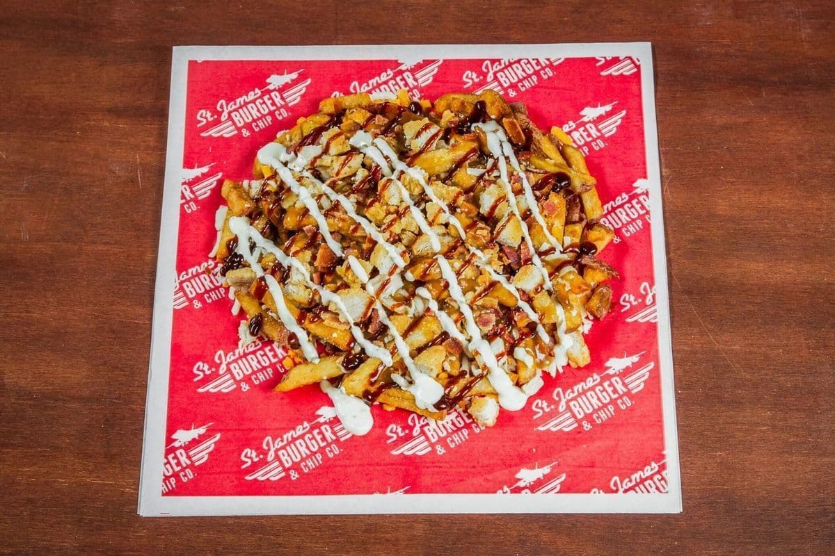 Chicken Bacon Ranch Poutine