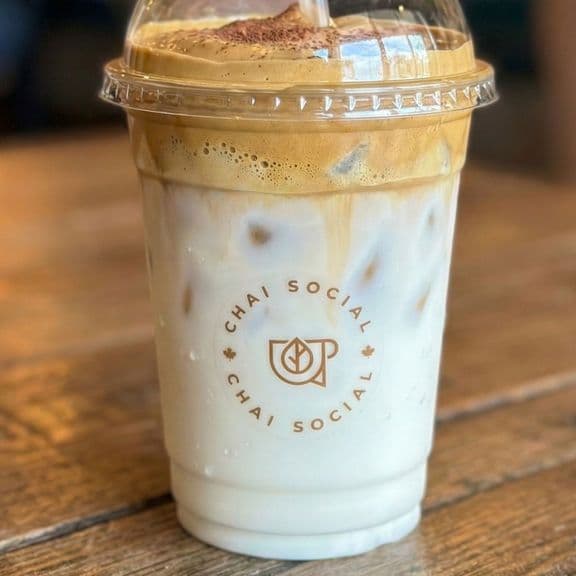Dalgona cold coffee