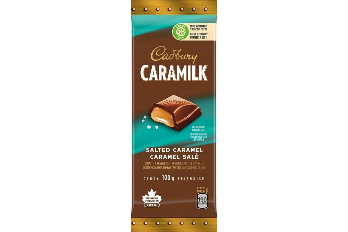 Caramilk Salted Caramel Family Bar (100g)