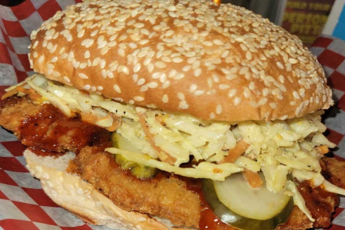 Nashville Chicken on a Bun