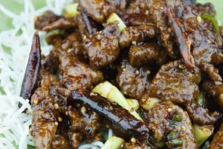 60. Mongolian Beef and Vegetables
