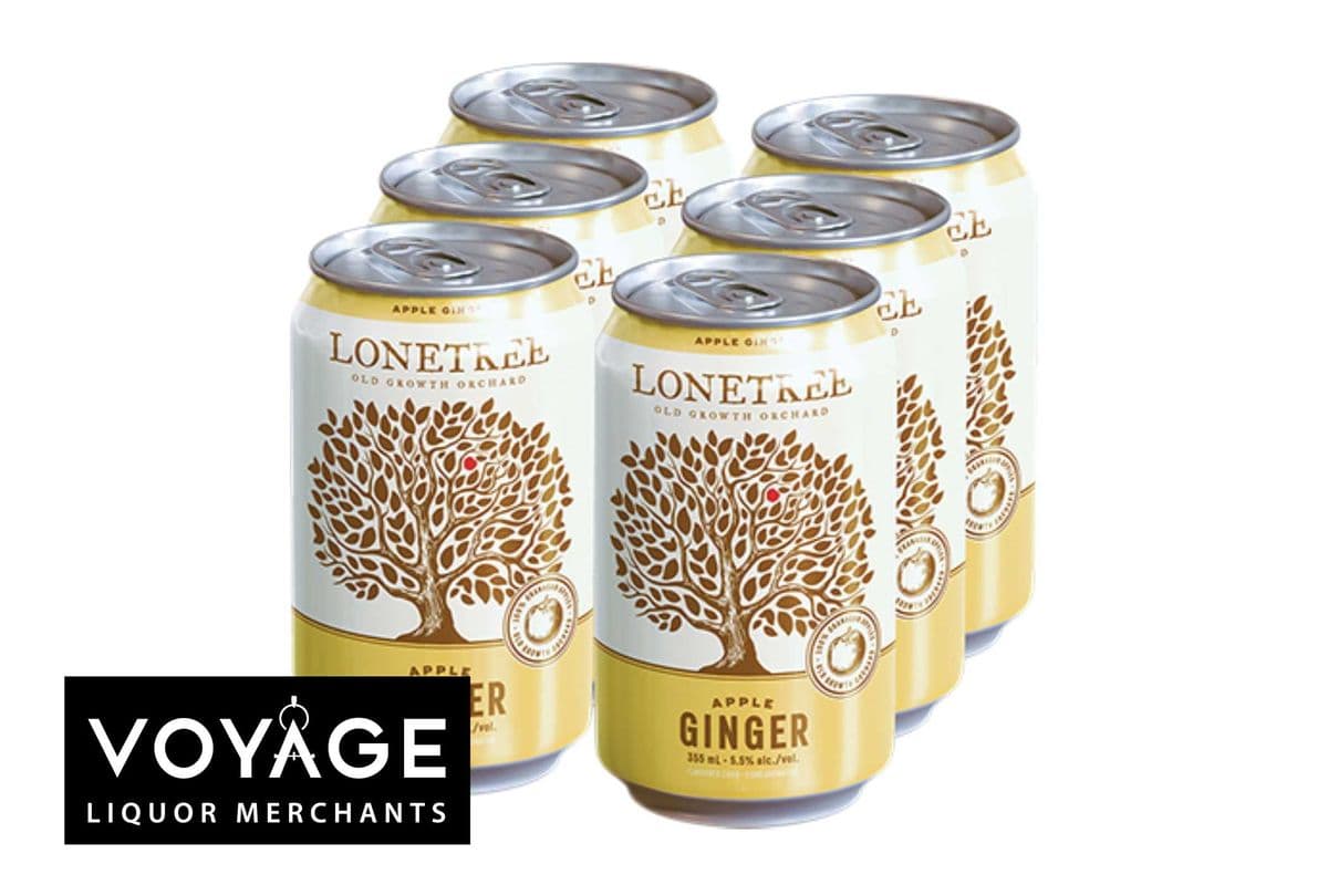 Lonetree Ginger Apple Cider (6 x 355 ml)