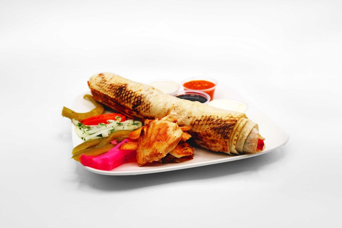 Chicken Shawarma on saj