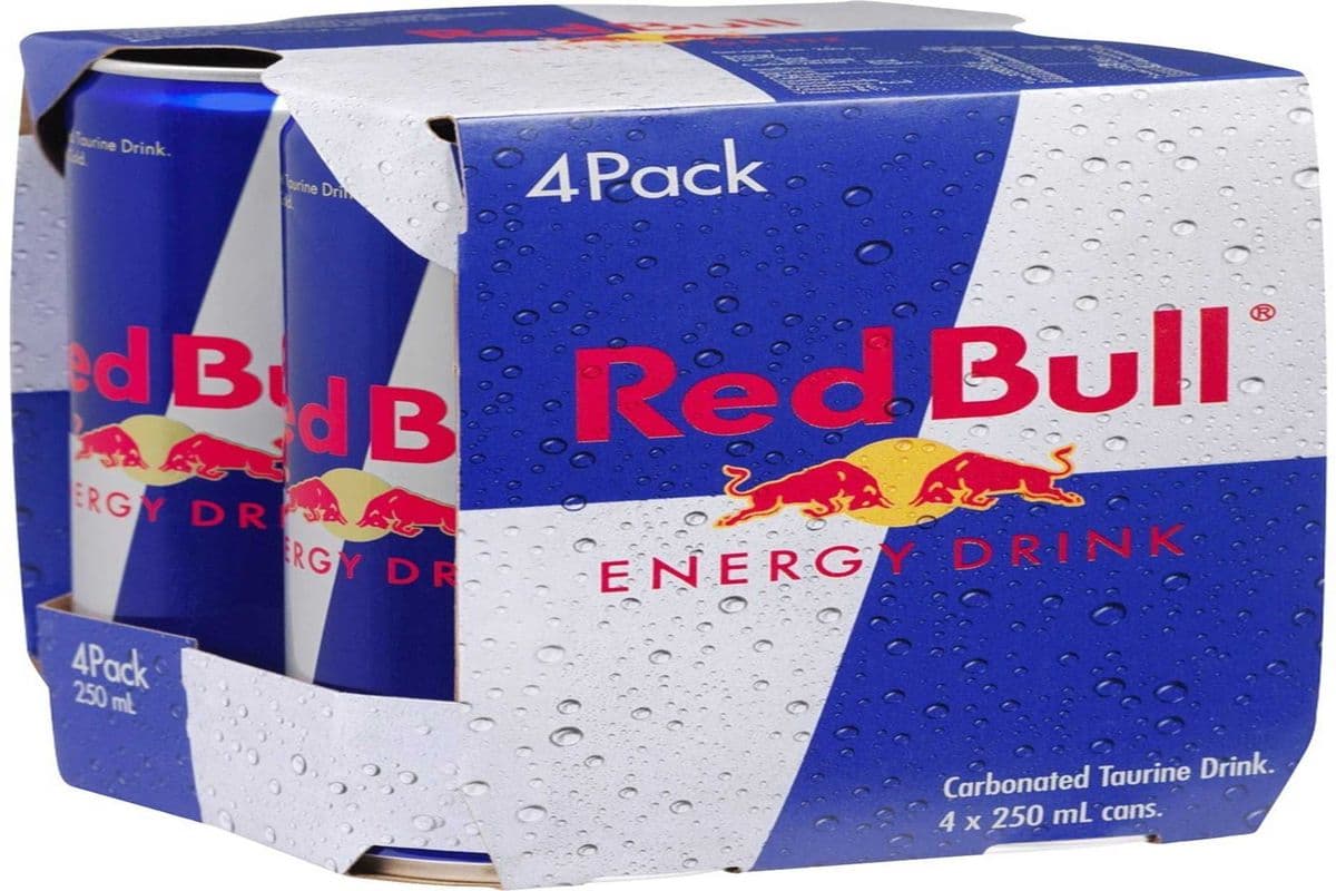 Red Bull Energy Drink 4 Pack (4*250ml) (440 Cal)