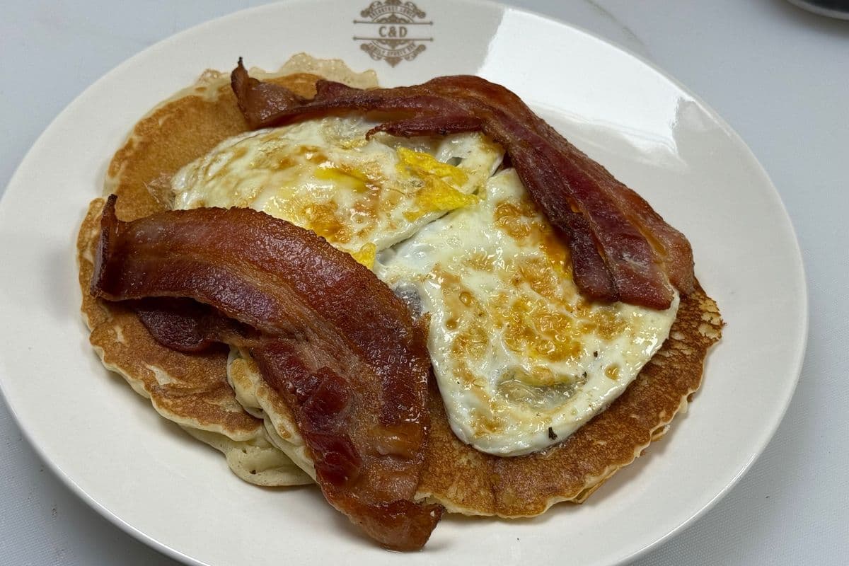 Two Pancakes and Two Eggs