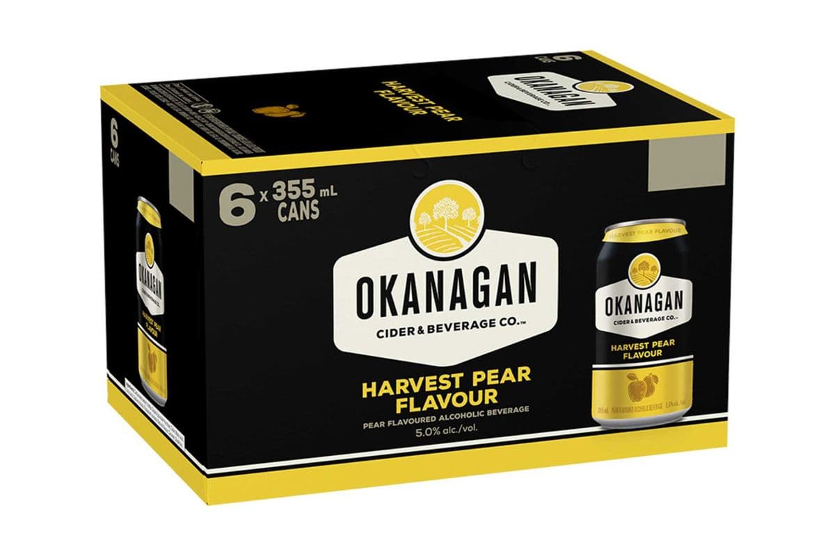 Okanagan Apple Cider Harvest Pear (6 x 355 ml Cans)