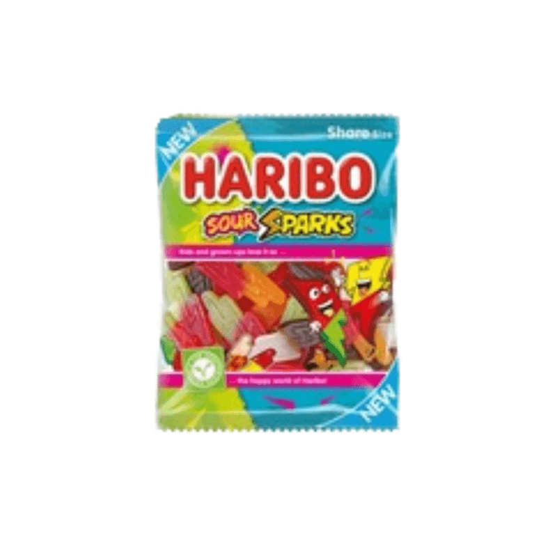 Sour Sparks Bag Haribo - UK (140g)
