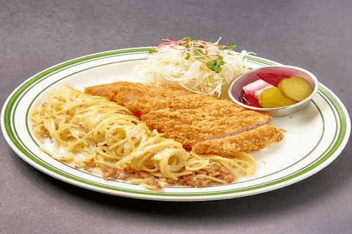 Bacon Cream Pasta Katsu