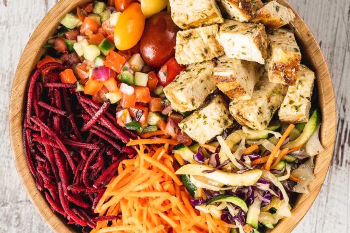 MEAL SALAD+LEMON & HERB CHICKEN