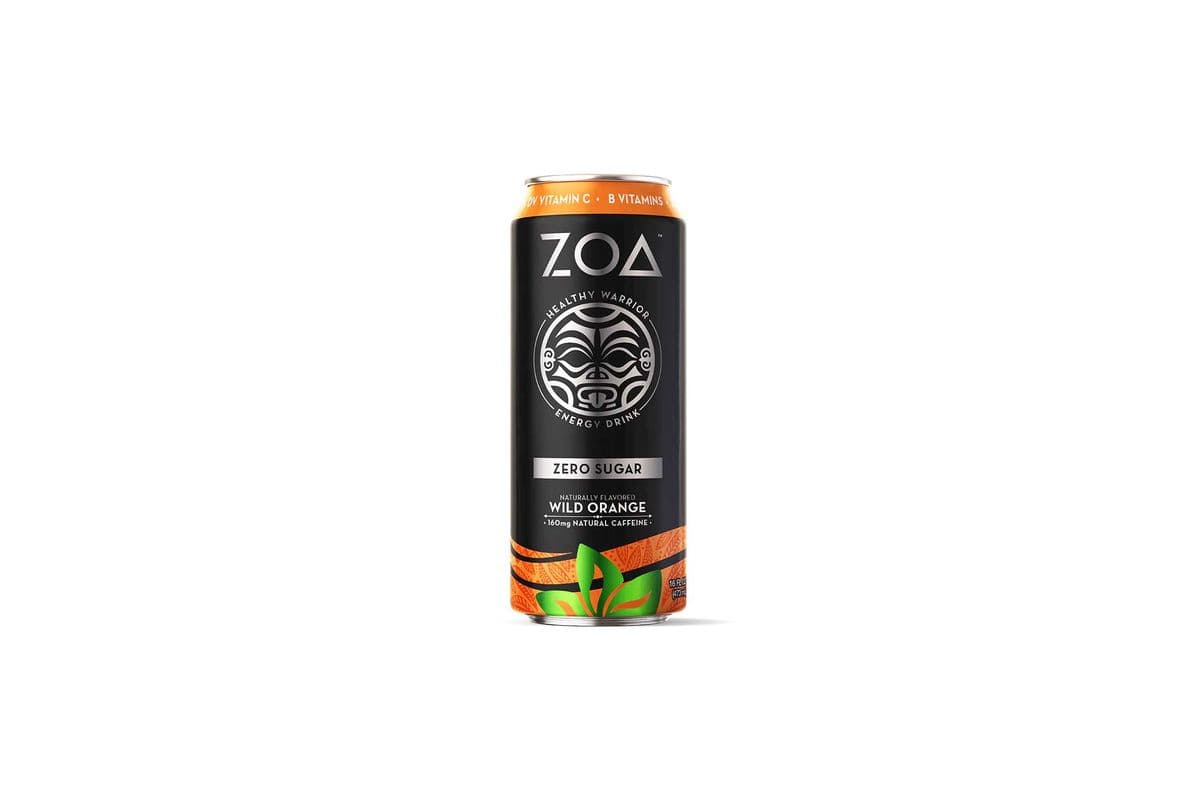 Dwayne "The Rock" Johnson ZOA Energy Drink Wild Orange