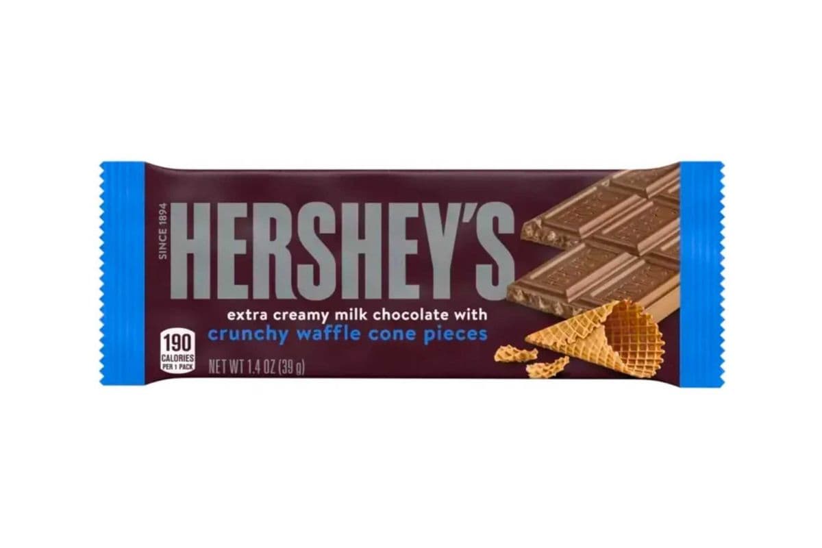 Hershey's Extra Creamy Milk Chocolate With Crunchy Waffle Cone Pieces (39 g)