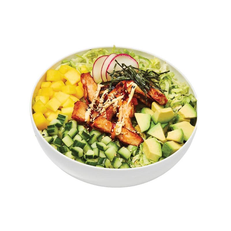 Poke Chicken & Mango / Poké Poulet grillé et mangue