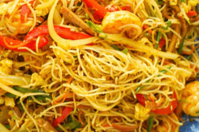 Shrimp Singapore Noodles 虾星米 (Regular order)