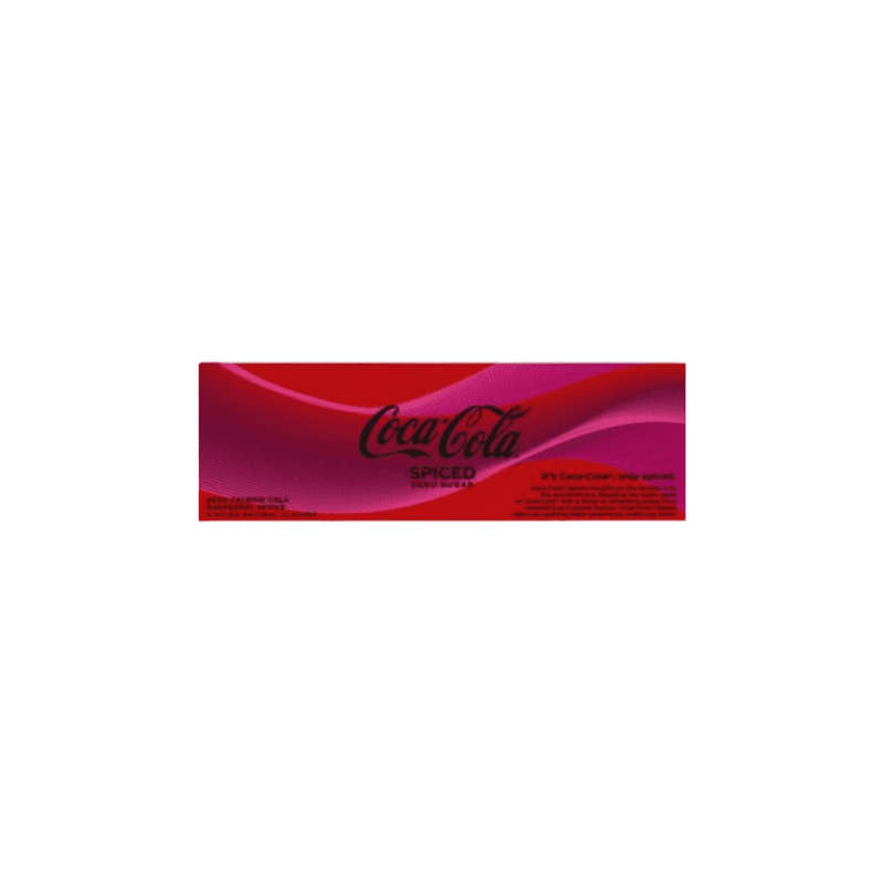 Spiced Zero Coca Cola 12 Pack - USA