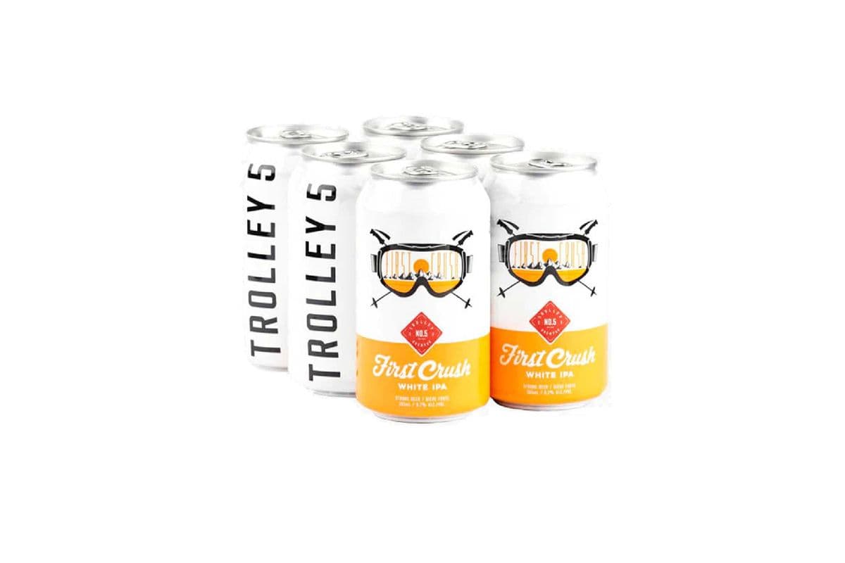 Trolley 5 - First Crush White IPA (6 x 355 ml Cans)