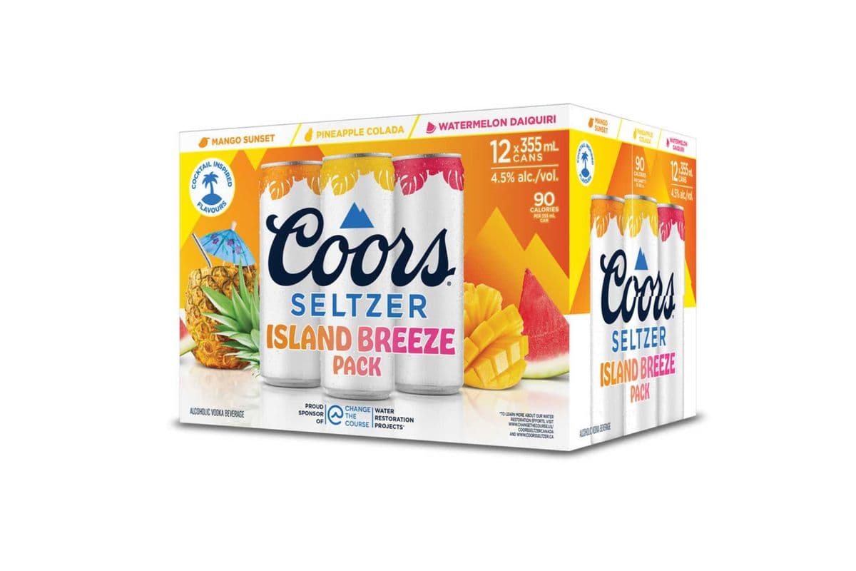 Coors Seltzer Island Breeze (12 x 355mL)