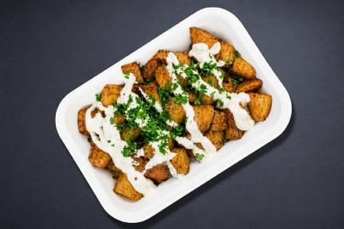 Small Garlic Potatoes