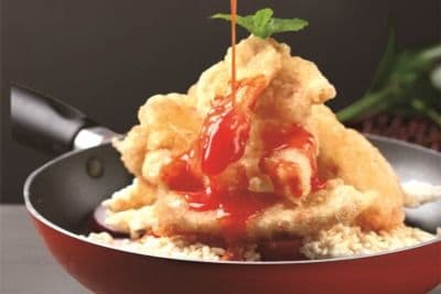 Crazy Fried Pork In Scoop 疯狂锅包肉