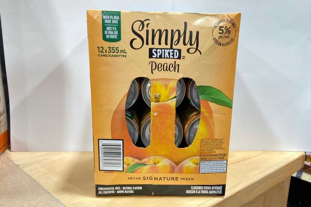 SIMPLY SPIKED PEACH 12 (1 x 12X355 ML)