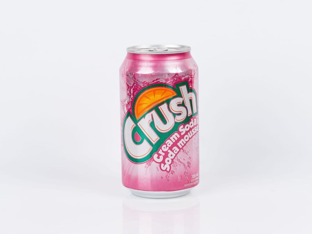 Crush Cream Soda Can