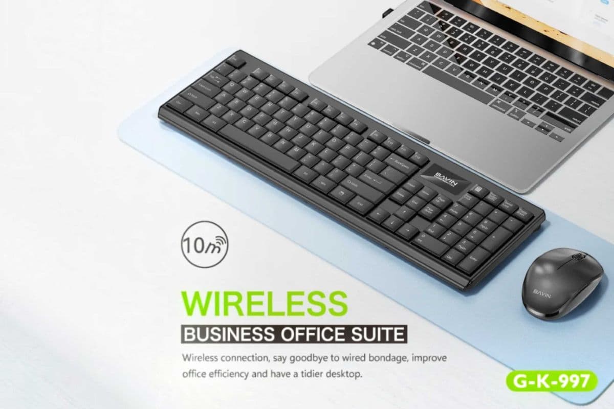 Bavin Wireless Keyboard And Mouse Set