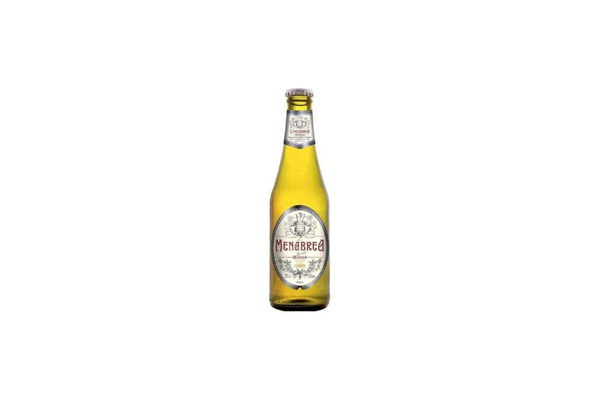 Menabrea Bionda Lager, 330mL Bottle Beer (5% ABV) (1 x 330 mL)