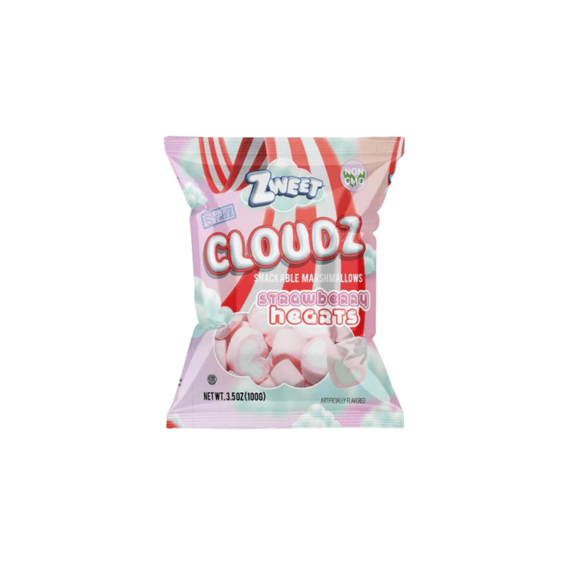 Cloudz Gluten Free Strawberry Hearts Marshmallows - Turkey (3.5oz)