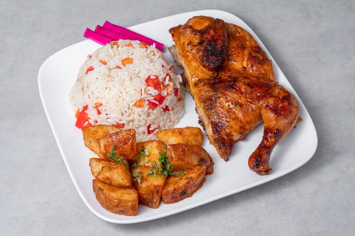 Assiette (demi-poulet)