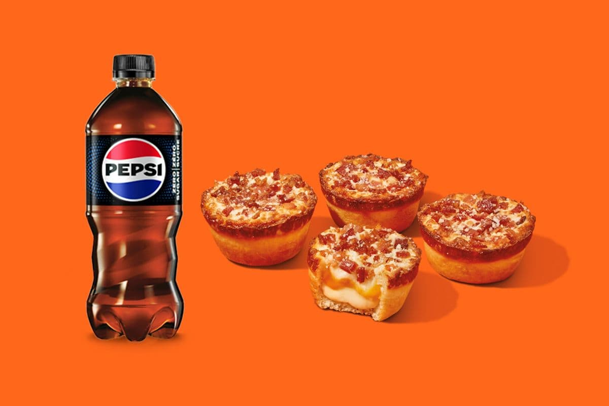 Bouchées folles avec une boisson Pepsi de 591 ml / Crazy puffs ™ (4 per order) with one 591ML Pepsi Beverage