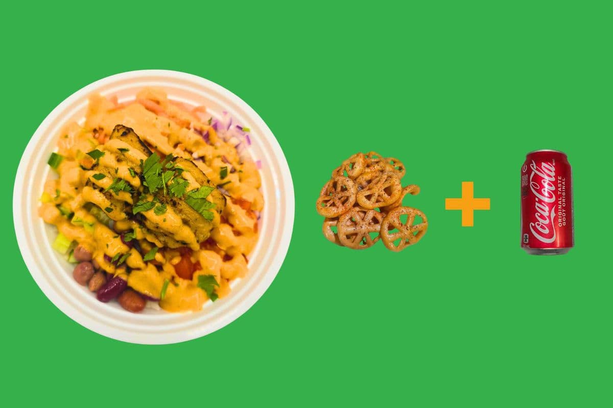 Veggie Protein Rice Bowl Combo