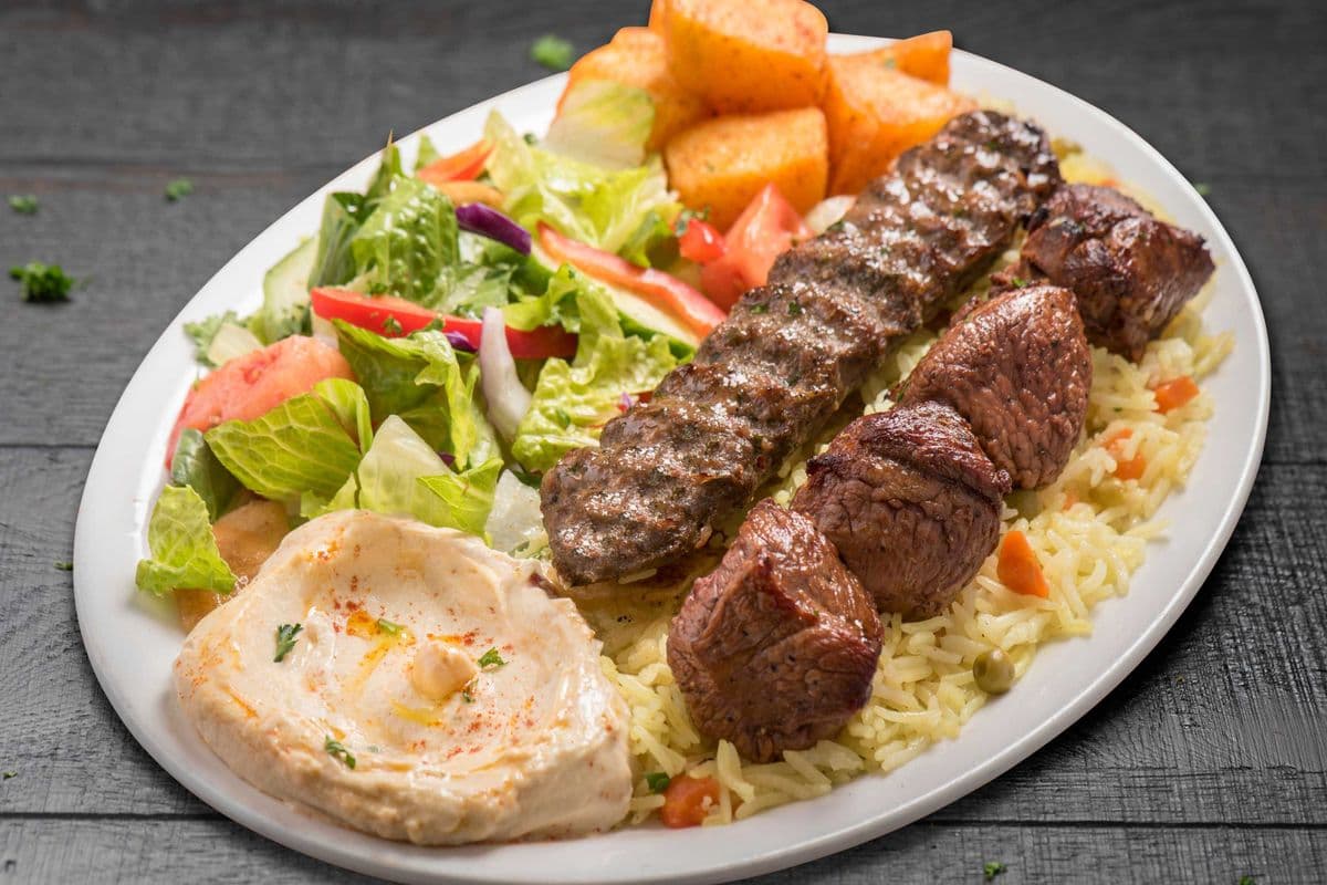 Beef & Lamb Kabab Plate