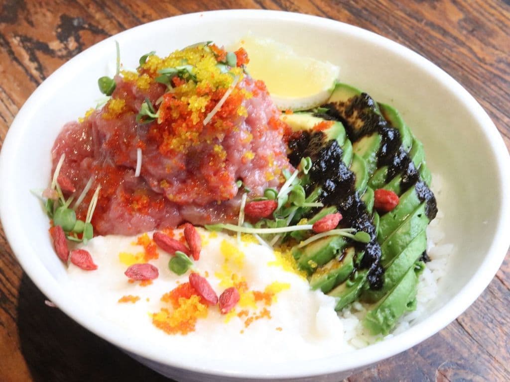 Bluefin Tuna Negitoro Avocdo Bowl
