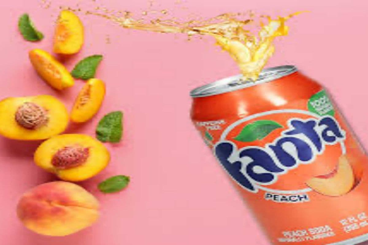 Fanta Peach Soda Cans