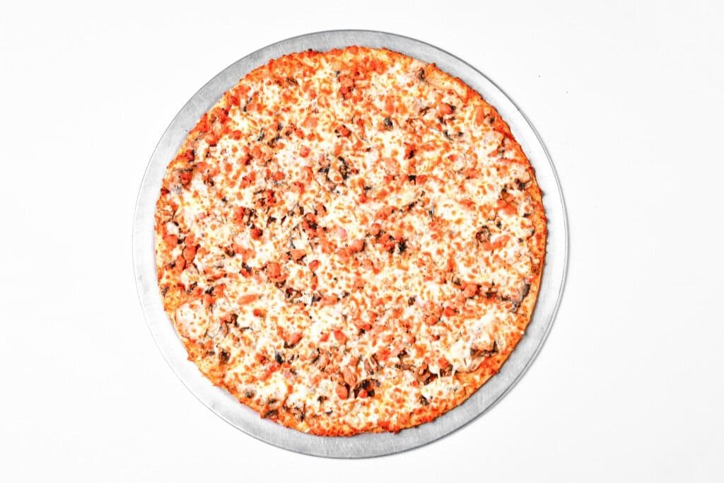 14'' Large Bacon and Mushroom Pizza