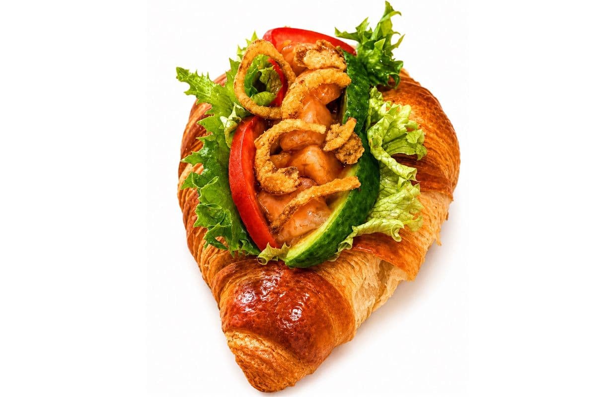 Signature Salmon Hot dog Croissant