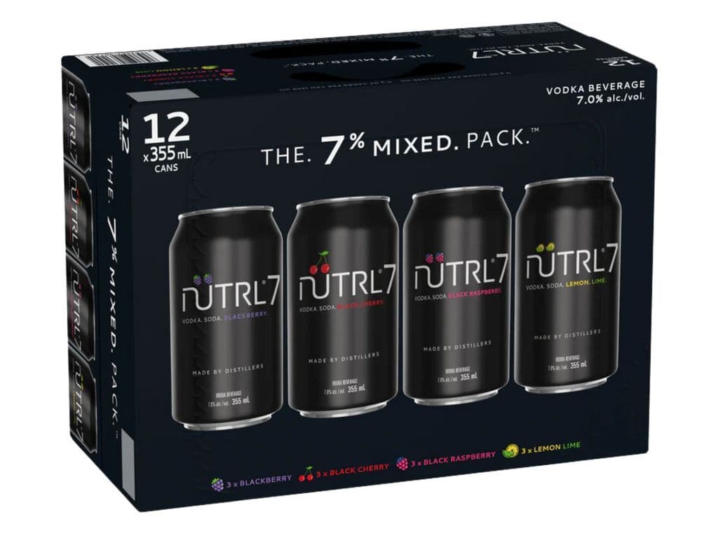 Nutrl7 Vodka Soda Mixed-Pack (12x355ml)