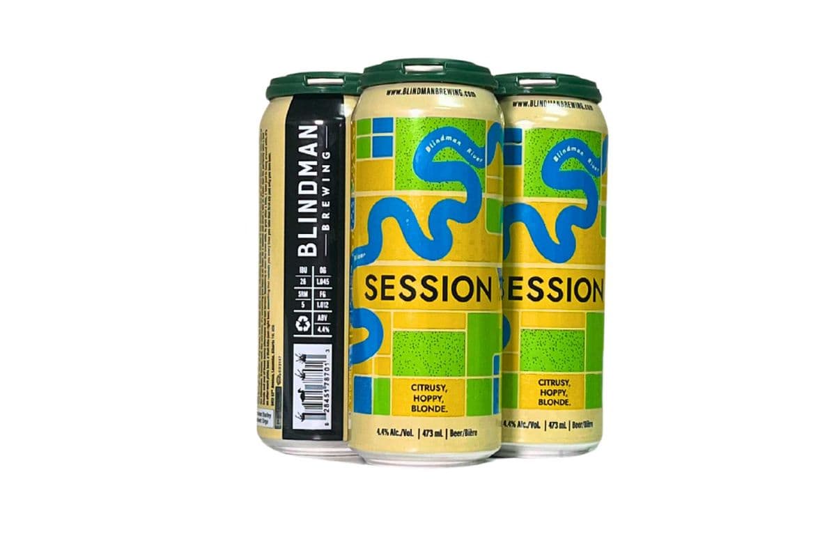 778730. BLINDMAN RIVER SESSION ALE (4 x 473ML (CANS))