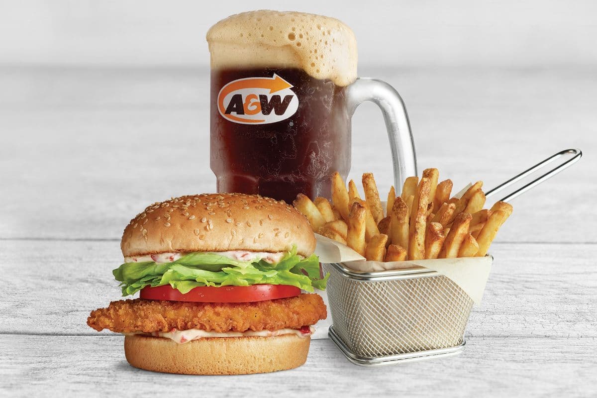 Combo burger au poulet Habanero piquant / Spicy Habanero Chicken Burger Combo