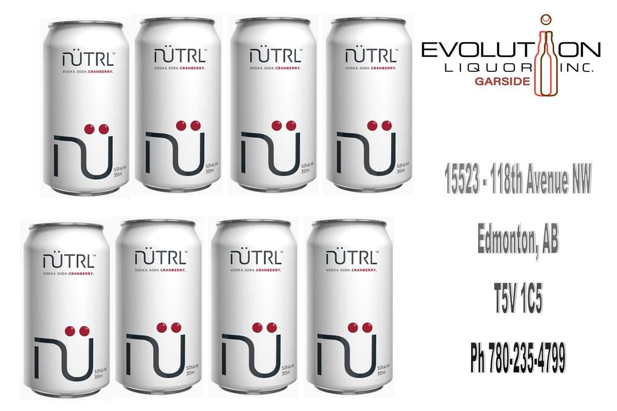 Nutrl Vodka Soda Cranberry C355-08 (8 x 355ml can)