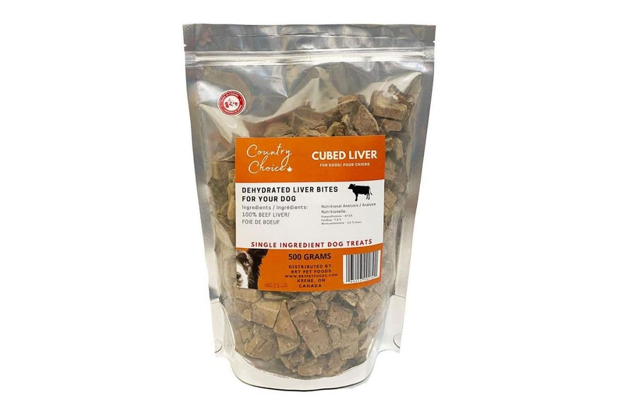 Country Choice Cubed Beef Liver Dog Treats (500 g)