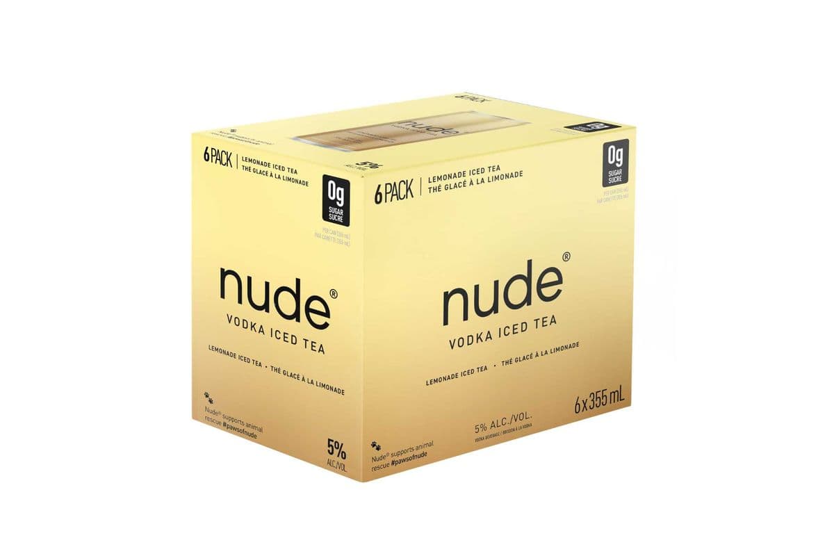 Nude Vodka Soda Lemonade Iced Tea (6 x 355ml)