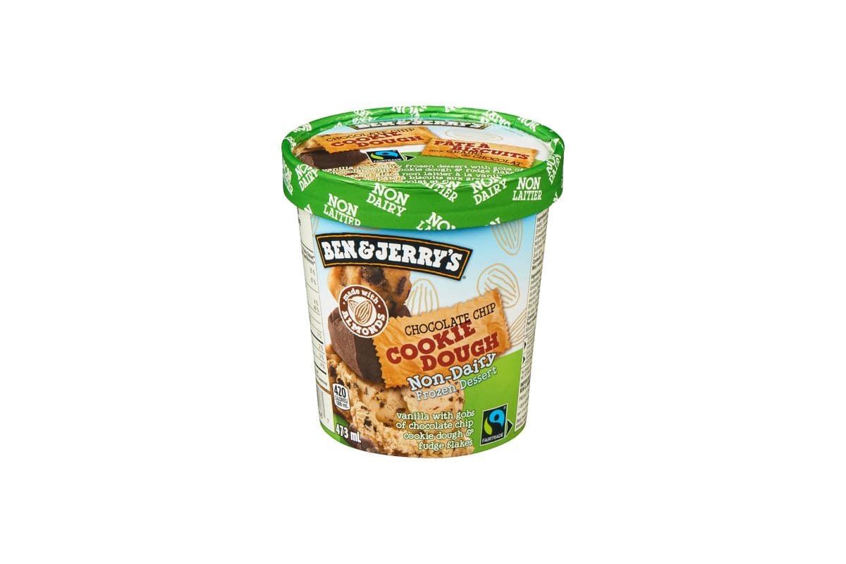 Ben & Jerry's Chocolate Chip Cookie Dough Non-Dairy (473ml) - 77496