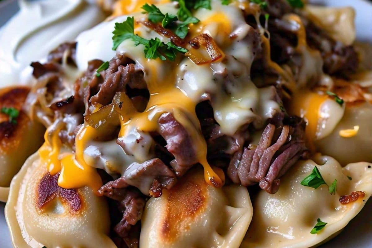 Peppercorn Steak Pierogi