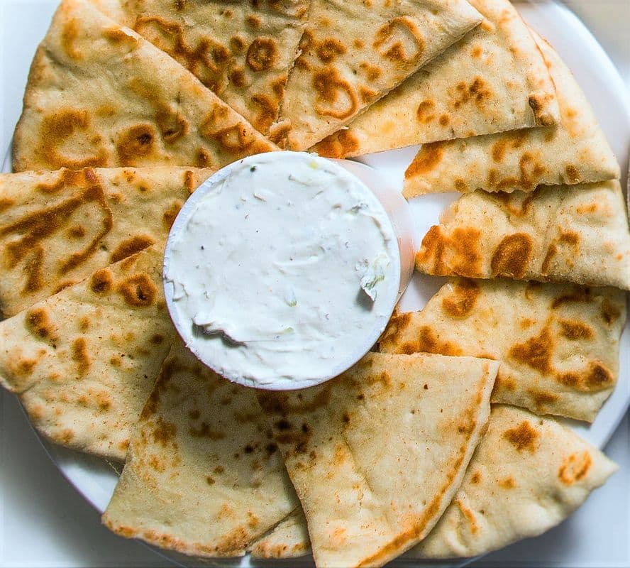 Pita and Tzatziki
