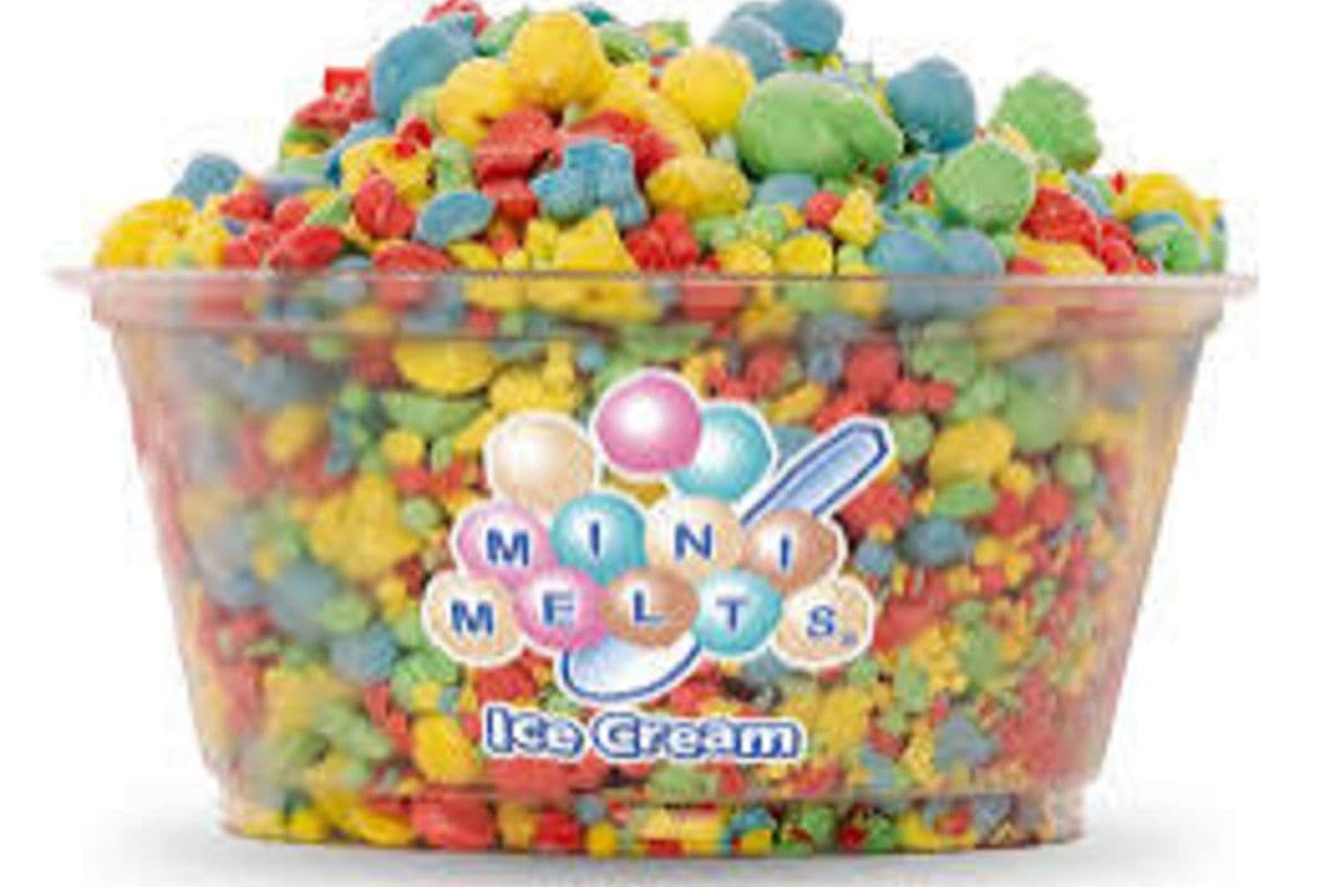 Mini Melts Rainbow Ice Cream (Dairy Free)
